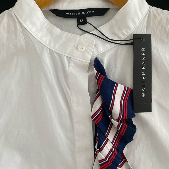 Walter Baker White Button-Up - Picture 3 of 3